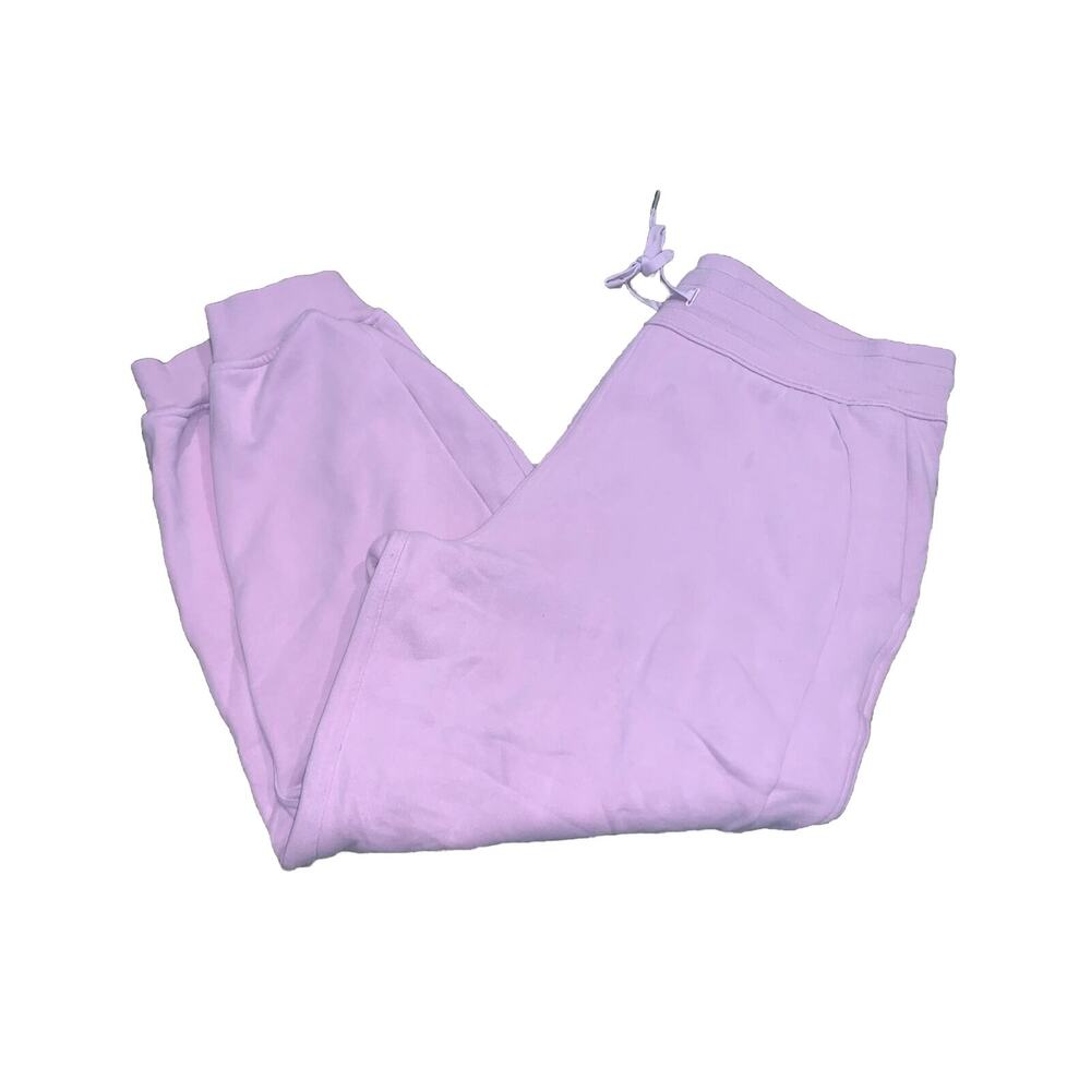 Lululemon Scuba Relaxed High Rise Fleece Jogger Size 14 Pink Peony